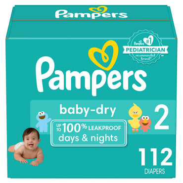 PAMPERS SUPER Size 2 112CT