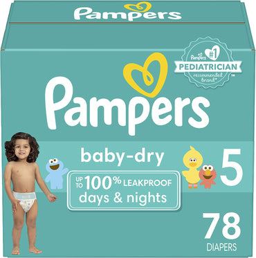 PAMPERS SUPER Size 5 78CT