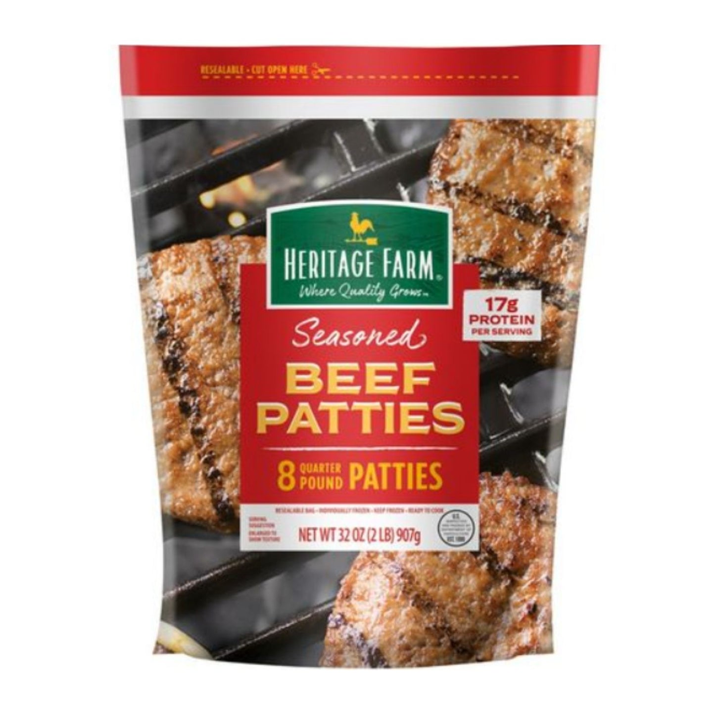 CD BEEF PATTIE CHEESE 50OZ