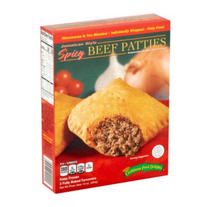 CD BEEF PATTIE SPICY 10oz 2PK / 12