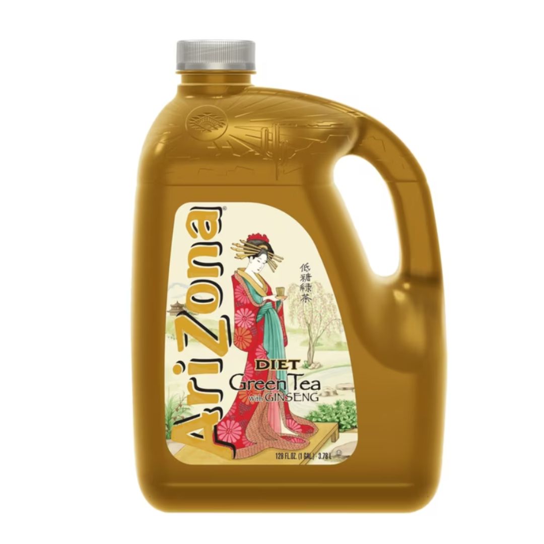 ARIZONA DIET PEACH GREEN TEA 1 GALON