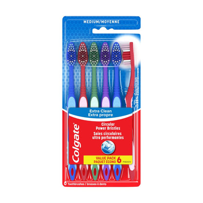 COLGATE TOOTHBRUSH  MED 6PK/12