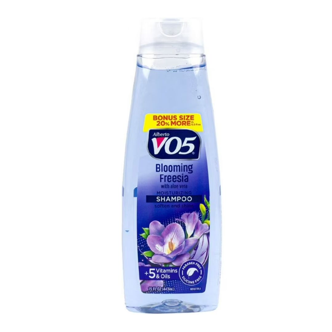 VO5 Blooming Freesia Moisturizing Shampoo, 15 Oz / 6