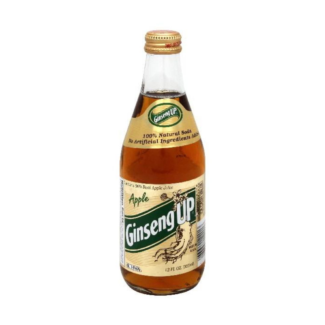 Ginseng UP 100% Natural Apple Soda (12 fl oz)