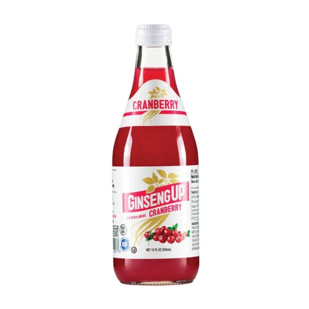 GINSENGUP CRANBERRY 12OZ/24