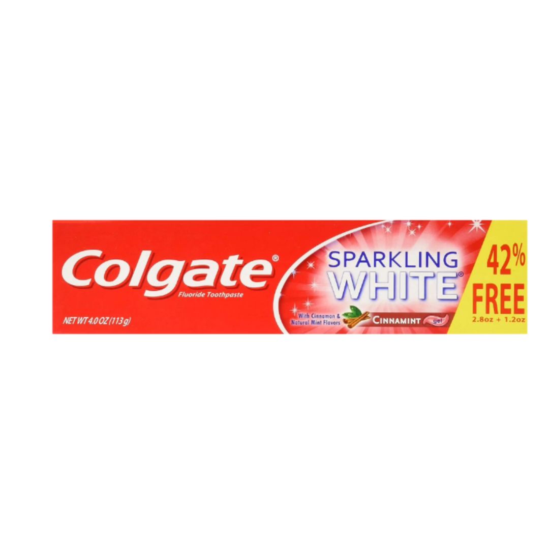 COLGATE TOOTHPASTE SPARK WHITE CINNA 4OZ+2.5Z