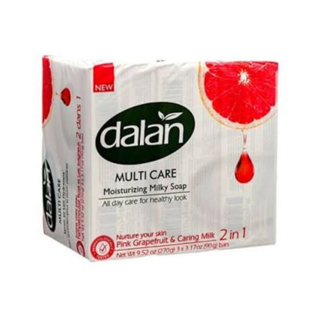 DALAN BAR SOAP PINK GRAPEFRUIT and MILK 90GRX3PK