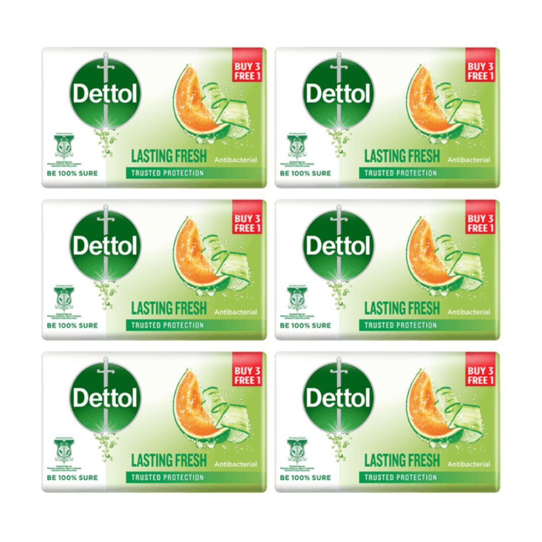 DETTOL BAR SOAP LASTING FRESH 100GR X 6PK