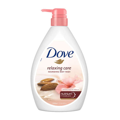 DOVE SHOWERGEL ALMOND CREAM & HIBISCUS 1LT