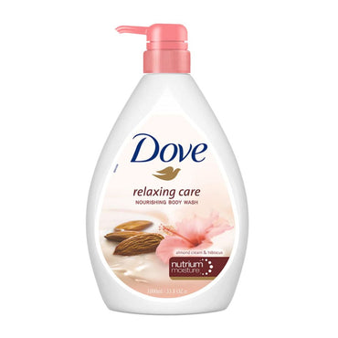 DOVE SHOWERGEL ALMOND CREAM & HIBISCUS 1LT