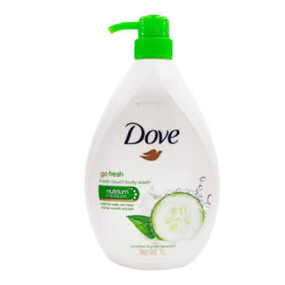 DOVE SHOWERGEL FRESH TOUCH CUCUMBER 1LT