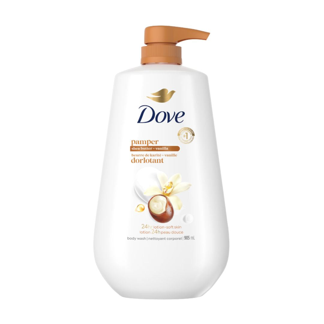 DOVE SHOWER GEL SHEA BUTTER & VANILLA 1LT