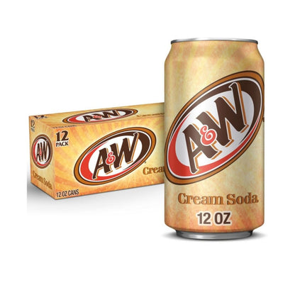 A&W CREAM SODA 12OZ / 24