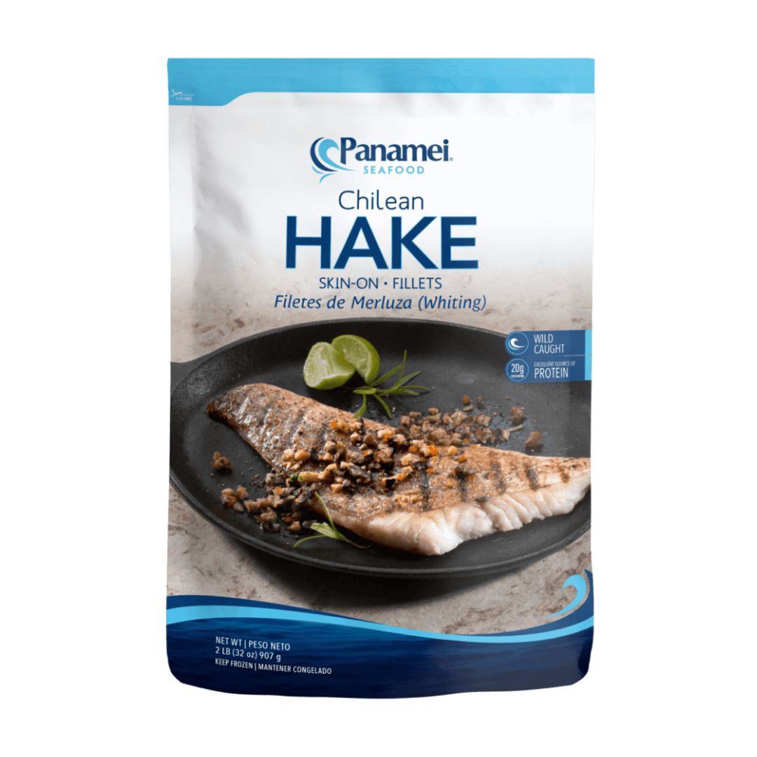 Panamei HAKE WHITING FILET SKIN-ON IQF RTL 2 LB / 12