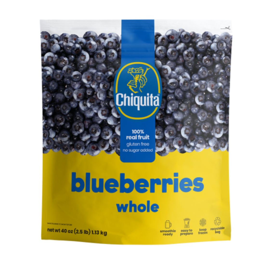 CHIQUITA- IQF BLUEBERRIES 2.5LB / 8