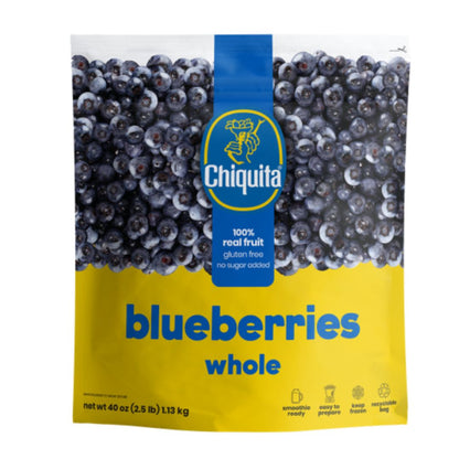 CHIQUITA- IQF BLUEBERRIES 2.5LB / 8