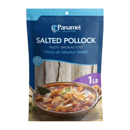FRESH SALTED POLLOCK FILLET BONELESS 1LBS/20