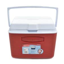 RUBBERMAID ICE COOLER 24QT RED 22.7L VPK