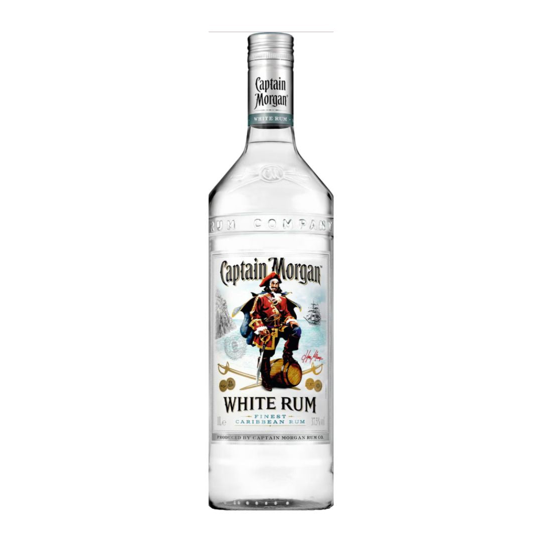 CAPTAIN MORGAN WHITE RUM 1L / 6