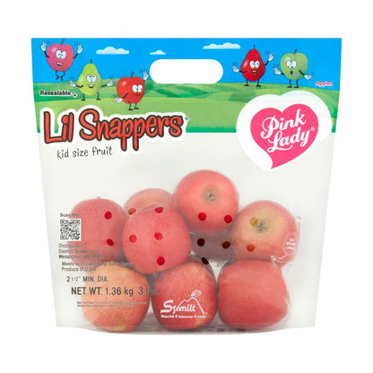 Lil Snappers Pink Lady Apples, 3 lb bag / 9