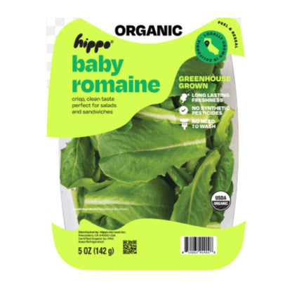 HIPPO ORGANIC BABY ROMAINE 5OZ / 6