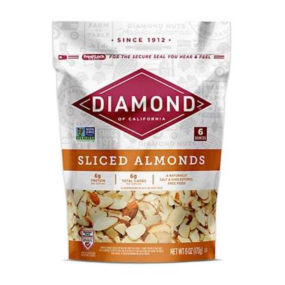 NUTS ALMONDS SLC SHEL 6OZ/12