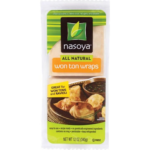 WING HING WON TON WRAPPERS 6/12OZ