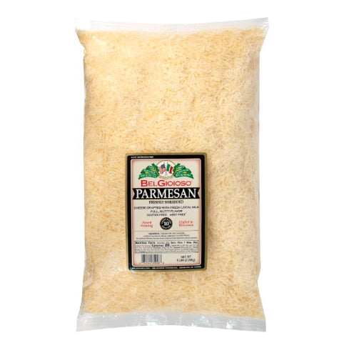 CHEESE PARMESAN SHREDDED 5LB/4 by case