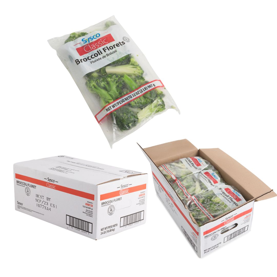 2lb Broccoli Sysco Classic BROCCOLI FLORET 2LB – Divico.Shop
