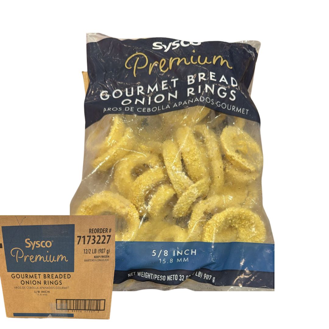 SYSCO PREMIUM ONION RING BREADED GOURMET 2LB / 12