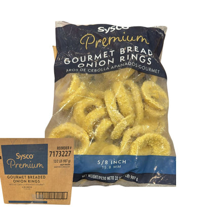SYSCO PREMIUM ONION RING BREADED GOURMET 2LB / 12