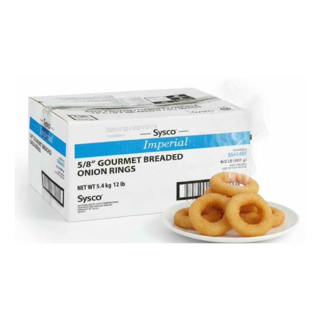 SYSCO PREMIUM ONION RING BREADED GOURMET 2LB / 12