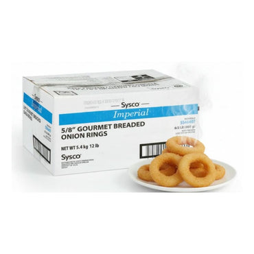 SYSCO PREMIUM ONION RING BREADED GOURMET 2LB / 12