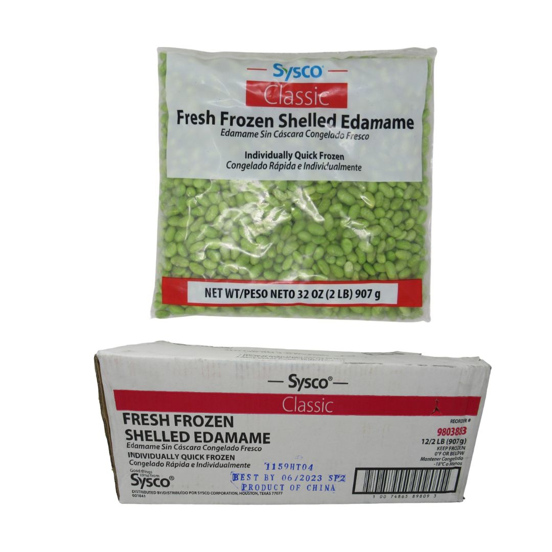 SYSCO CLASSIC SOYBEAN WHOLE SHELLED EDAMAME 2LB