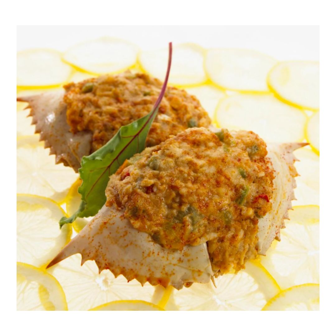 CRAB STUFFED BLUE SHELL 12CT 3oz / 6