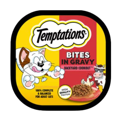 TEMPTATION BITES BACKYARD COOKOUT IN GRAVY 24 / 3.5OZ