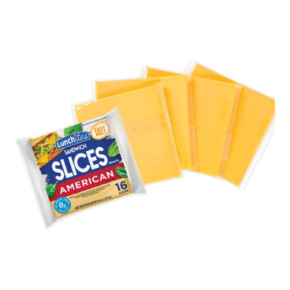 LUNCHITAS YELLOW SANDWICH SLICES 16 CT EASY MEL 9.6OZ/24
