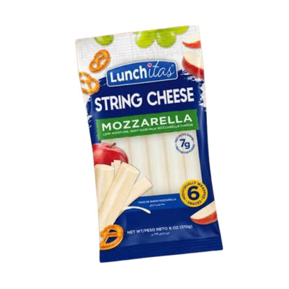 LUNCHITAS IW MOZZARELLA STRING CHEESE 6CT 6OZ / 24