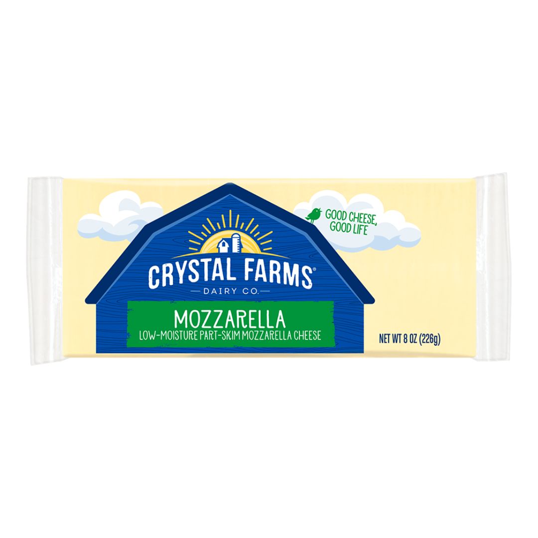 CRYSTAL FARMS MOZZARELLA CHUNK 8OZ / 16