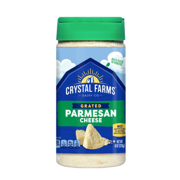 CRYSTAL FARMS GRATED PARMESAN SHAKER 8OZ / 12