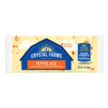 CRYSTAL FARMS PEPPER JACK CHUNK 7OZ/16