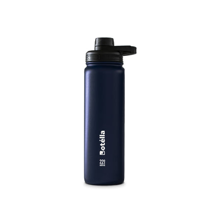 Hydra Water Bottle, Navy Blue, 22-oz.