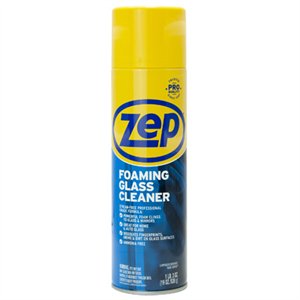 ZEP Glass Cleaner, Foaming, 19-oz.