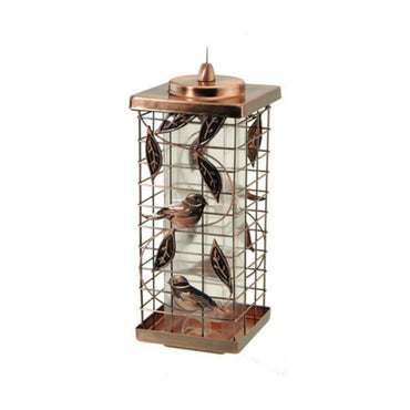 Bird Feeder, Tube, Squirrel-Resistant, Holds 1-3/4-Lbs.