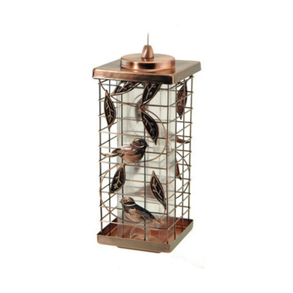 Bird Feeder, Tube, Squirrel-Resistant, Holds 1-3/4-Lbs.