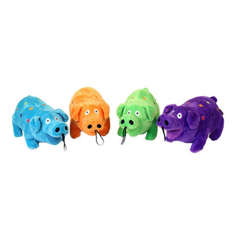 POLKA PLUSH PIG DOG TOY