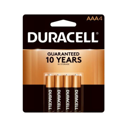 DURACELL 4PK AAA ALKALINE BATTERY / 1