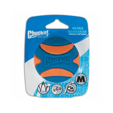 Ultra Squeaky Ball Dog Toy, Medium