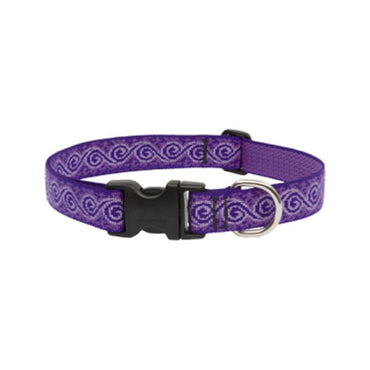 Dog Collar, Adjustable, Jelly Roll, 1 x 16 to 28 In.