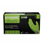 Nitrile Gloves, Heavy-Duty, Green, XXL, 100-Ct.